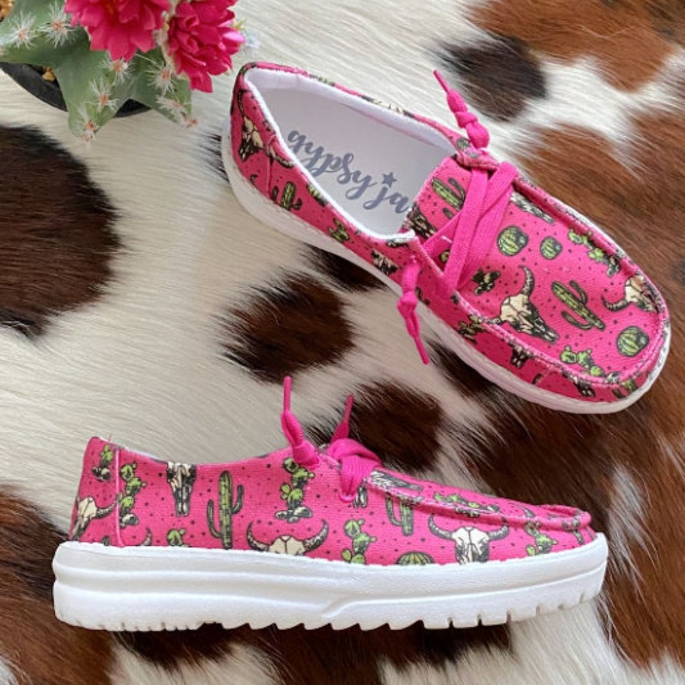 New Gypsy Jazz Elizabeth Slip On Sneaker in Pink